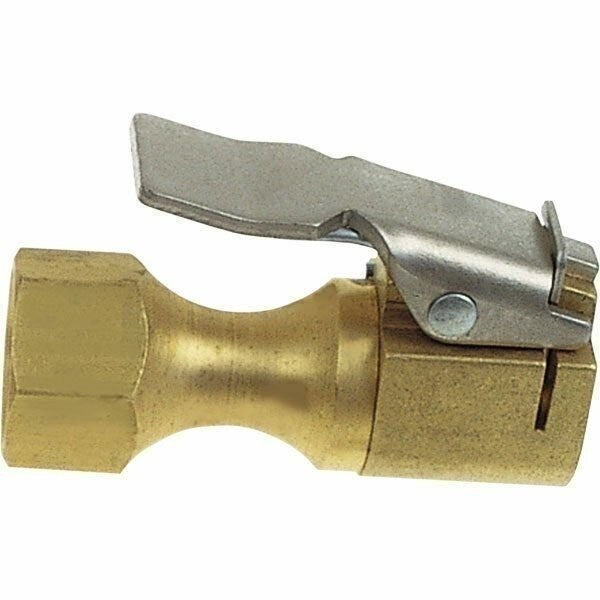DURAFORCE Clip On Air Chuck European Style Closed Type 1/4" FPT Tire Inflator Tool