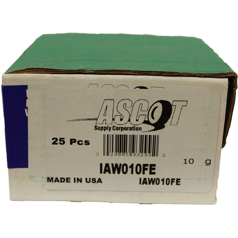DURAFORCE Perfect Equipment IAW010Z 10gm Coated Steel Wheel Weights - Box of 25