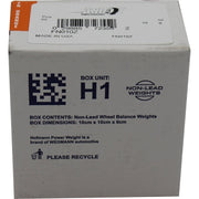 DURAFORCE Perfect Equipment FN010Z Coated Zinc Wheel Weights 10gm 25-Pack Box