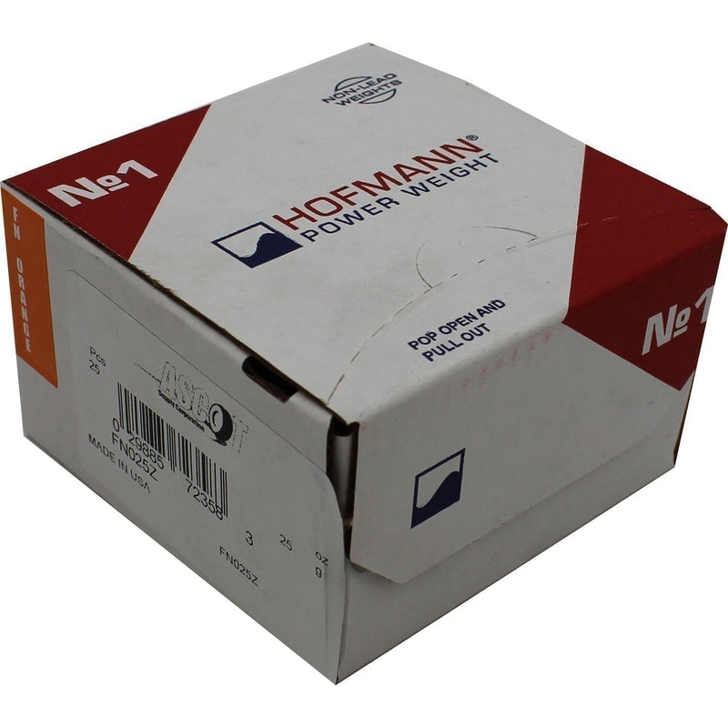 DURAFORCE Perfect Equipment FN025Z Coated Zinc Wheel Weights 25gm - Box of 25