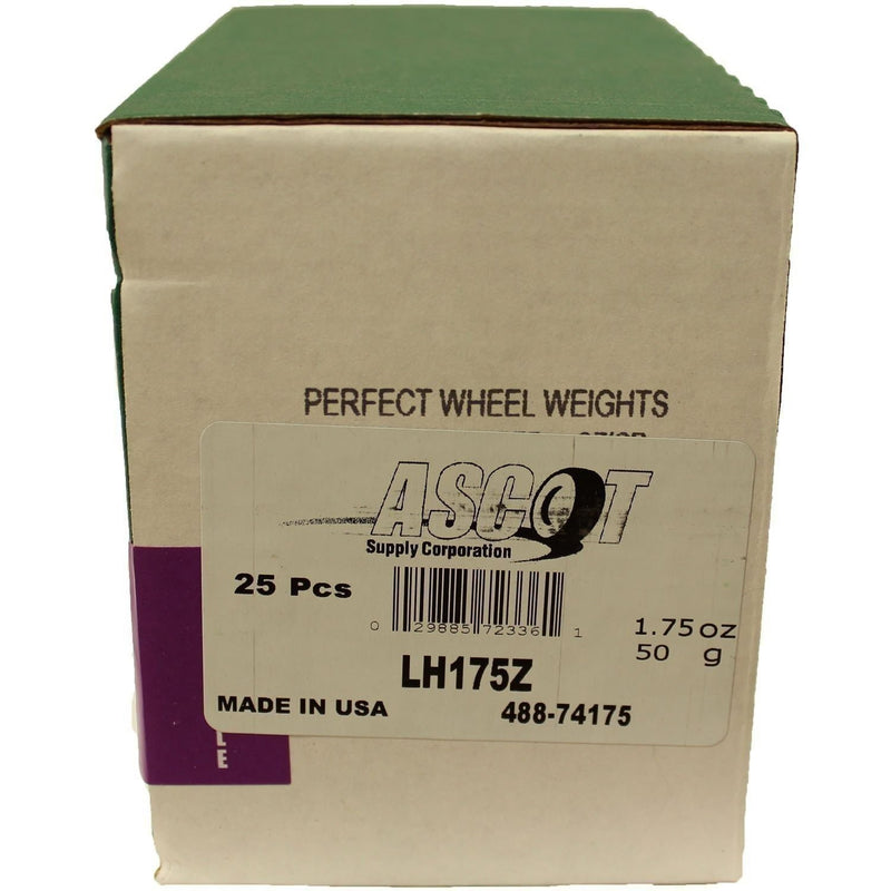 DURAFORCE Perfect Equipment LH175Z Zinc Coated Wheel Weights 1.75oz Box of 25