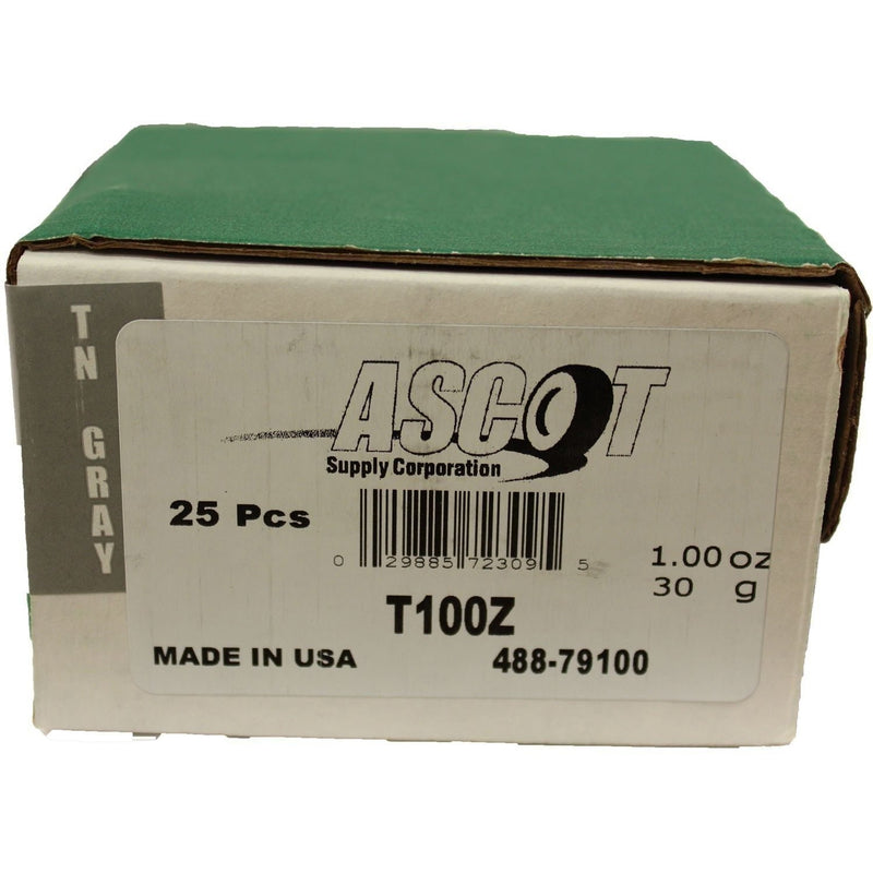 DURAFORCE Perfect Equipment T100Z Zinc Coated Wheel Weights 1oz Box of 25