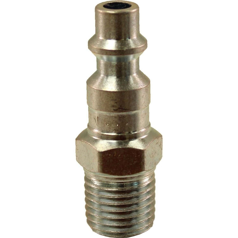 DURAFORCE Milton 727 1/4" MNPT M Style Plug Pack of 2 - Durable Air Tool Fittings