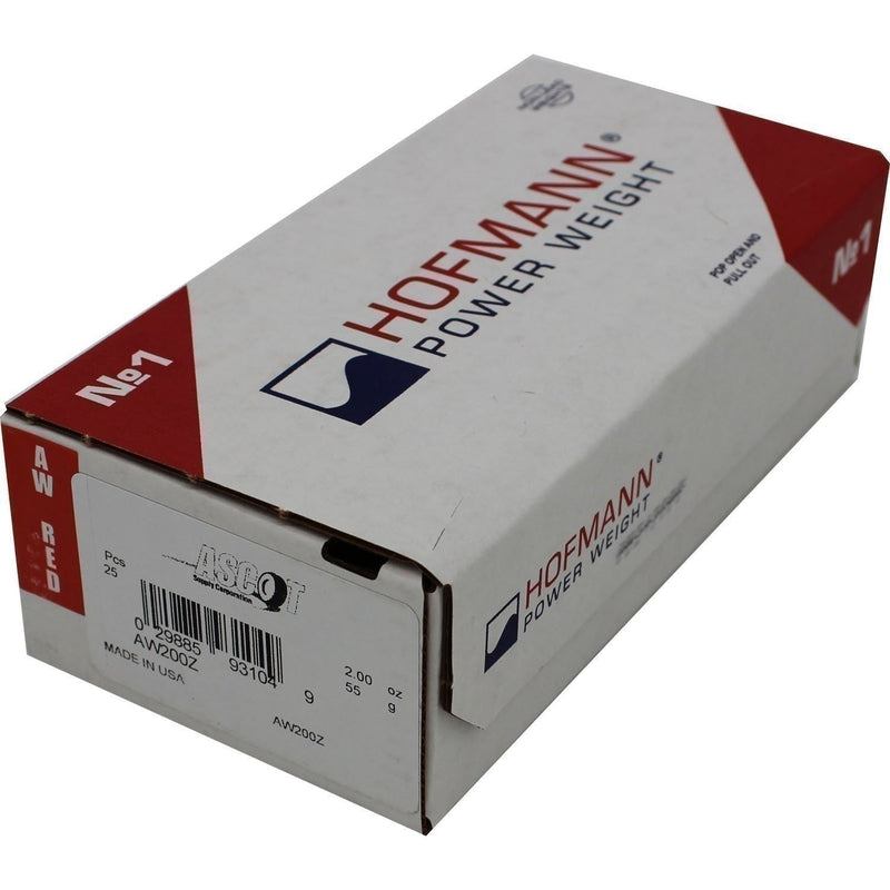 DURAFORCE Perfect Equipment AW200Z Coated Zinc Wheel Weights 2oz Box of 25