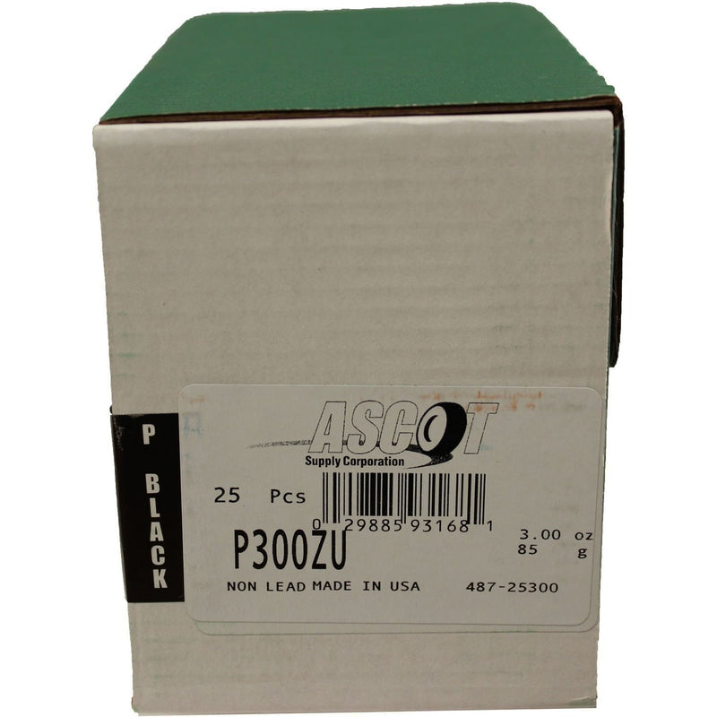 DURAFORCE Perfect Equipment P300ZU Zinc Wheel Weights 3oz Uncoated - Box of 25