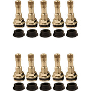 DURAFORCE TR416 Chrome Clamp-In Valve Stem 1-1/4" for .453 & .625 Holes - Pack of 10