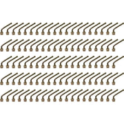 DURAFORCE TR545D 60° Bend Truck Valve Stem .98"x2.6" for Aluminum Wheels Pack of 100
