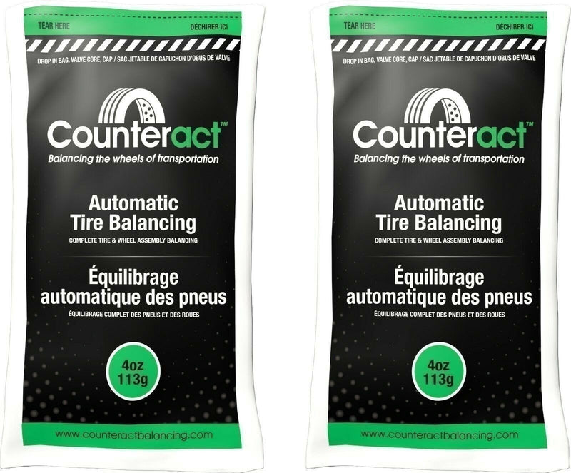 DURAFORCE Counteract 040BNB Tire Balancing Beads 4oz 2 Bags for Smooth Ride