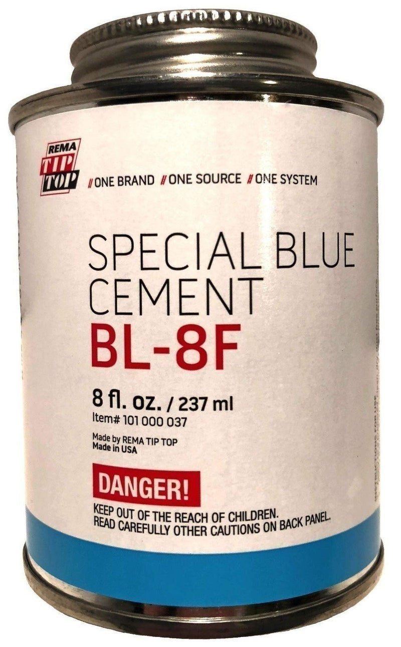 DURAFORCE REMA TIP TOP BL-8F Blue Cement 8oz - Special Tire Repair Adhesive
