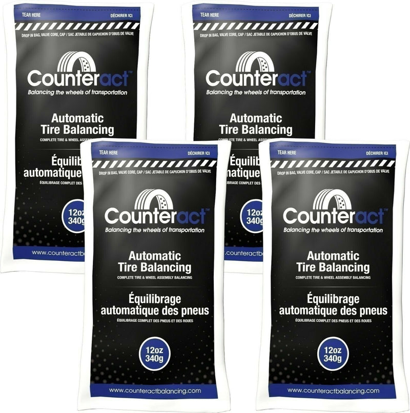 DURAFORCE Counteract 120BNB Tire Balancing Beads 12oz - 4 Bags for Smooth Ride