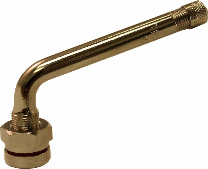 DURAFORCE TR545E Aluminum Truck Wheel Valve Stem 0.98"x2.6" 75° Bend Pack of 10