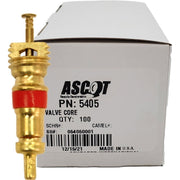 DURAFORCE Schrader 5405V High Temp 200PSI Tire Valve Stem Core Pack of 100