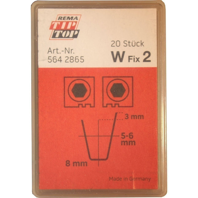 DURAFORCE REMA TIP TOP W-2 Tire Regroover Blades 5-6mm Pack of 20
