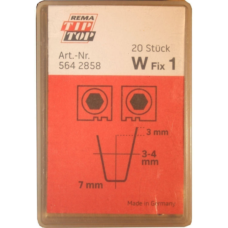 DURAFORCE REMA TIP TOP W-1 Tire Regroover Blades 3-4mm Pack of 20 Durable Blades