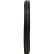 DURAFORCE Marathon 92001 20x2 Flat Free Ribbed Garden Cart Tire on Rim
