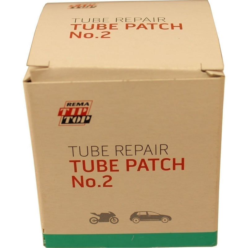DURAFORCE REMA TIP TOP B-2 1.75" Black Edge Tube Patch Box of 30 - Round Tire Repair