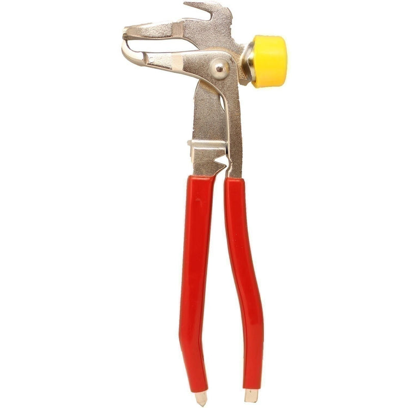 DURAFORCE Heavy Duty Wheel Weight Pliers & Hammer with Plastic Cap – Premium Quality