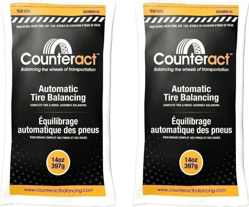 DURAFORCE Counteract 140BNB Tire Balancing Beads 14oz 2 Bags for Smooth Ride