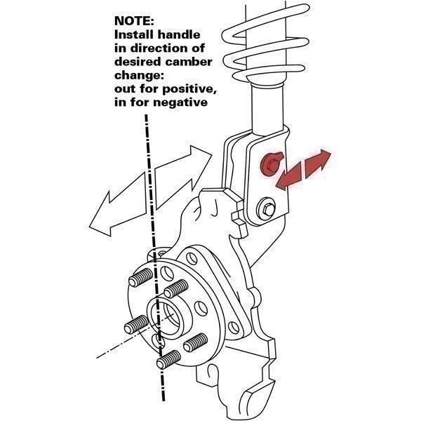 DURAFORCE Specialty SPC Performance 81280 EZ Cam 16mm Adjustable Camber Bolts +/-1.75°