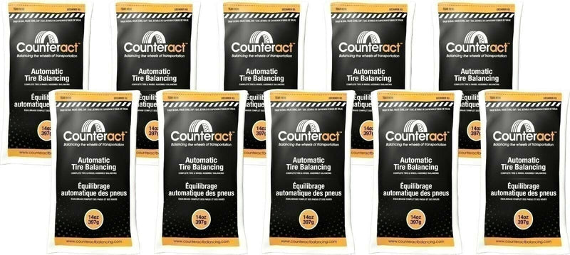 DURAFORCE Counteract 140BNB Tire Balancing Beads 14oz - 10 Bags for Smooth Ride