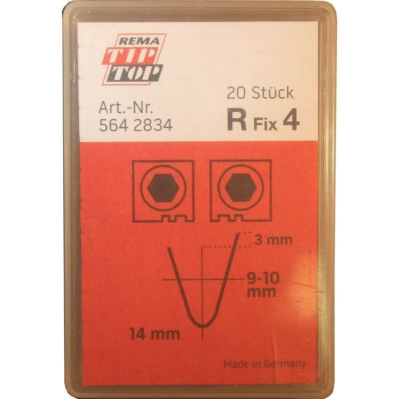 DURAFORCE REMA TIP TOP R-4 Round Tire Regroover Blades 9-10mm Pack of 20