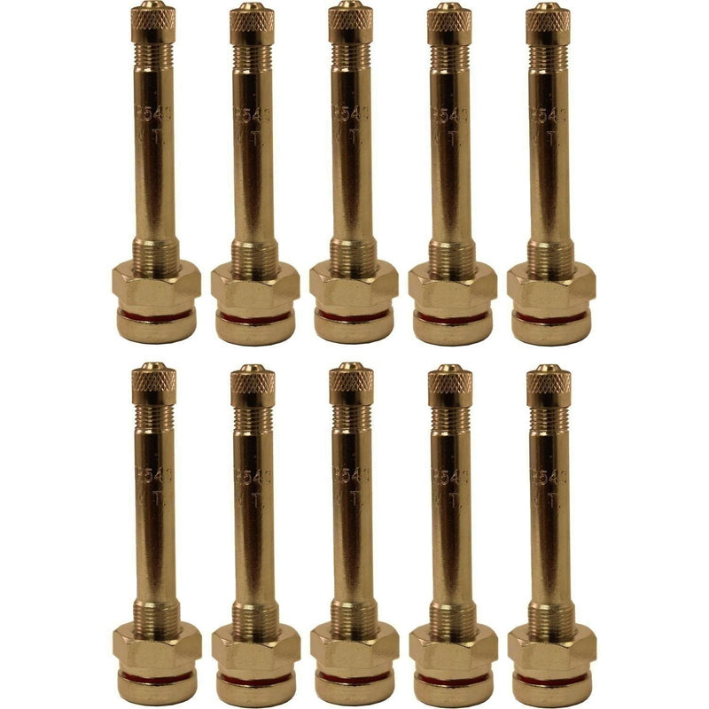 DURAFORCE TR543 2.4" Aluminum Truck Wheel Valve Stem with O-ring - Pack of 10