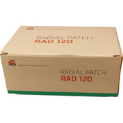 DURAFORCE REMA TIP TOP RAD-120 Radial Tire Repair Patch 4.875"x3" 2-Ply Box of 10