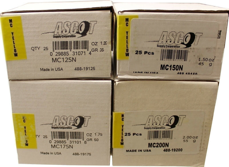 DURAFORCE MC Coated Lead Wheel Weights Bundle 1.25-2.00oz, 4 Pack Perfect Fit