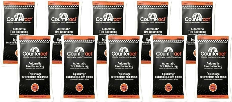 DURAFORCE Counteract 060BNB Tire Balancing Beads 6oz - 10 Bags for Smooth Ride