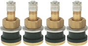 DURAFORCE TR501 1.5" Brass Tubeless Truck Tire Valve Stem Clamp-in Pack of 4