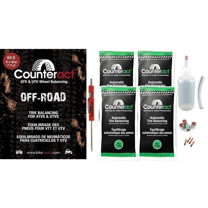 DURAFORCE Counteract ATV UTV Balance Beads DIY Kit 4oz Bags for Tire Stability