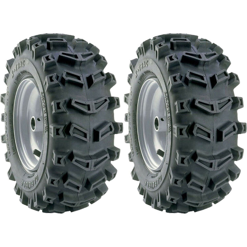DURAFORCE Carlisle Xtrac 4.80-8 2-Ply Lawn Garden Snowthrower Tiller Tires Pack of 2