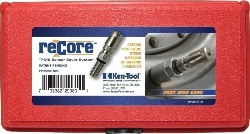 DURAFORCE Ken-Tool 29980 reCore TPMS Sensor Saver System Kit - Tire Pressure Tool