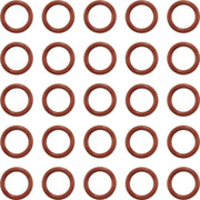 DURAFORCE Red O-Ring for TR540 Metric Aluminum Wheel Truck Valve Stem - Pack of 25