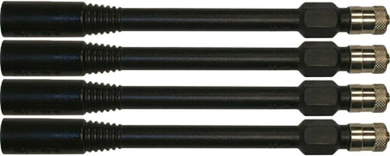 DURAFORCE Haltec HE-351 3.82" Black Polymer Valve Extensions Pack of 4