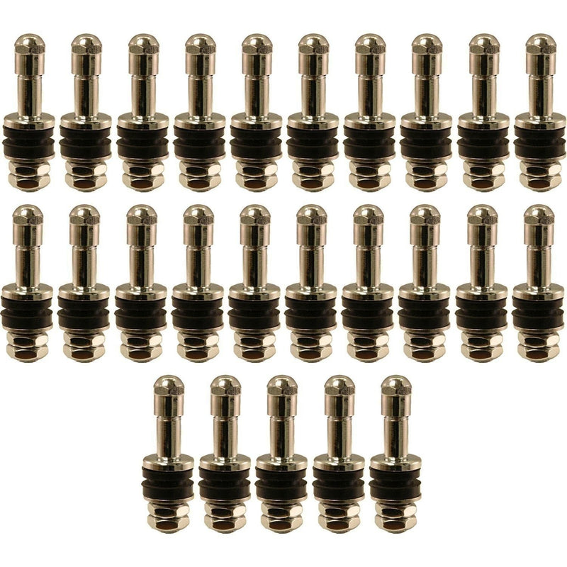 DURAFORCE TV6030 Einky 1-1/4" Chrome Valve Stem High Performance Pack of 25