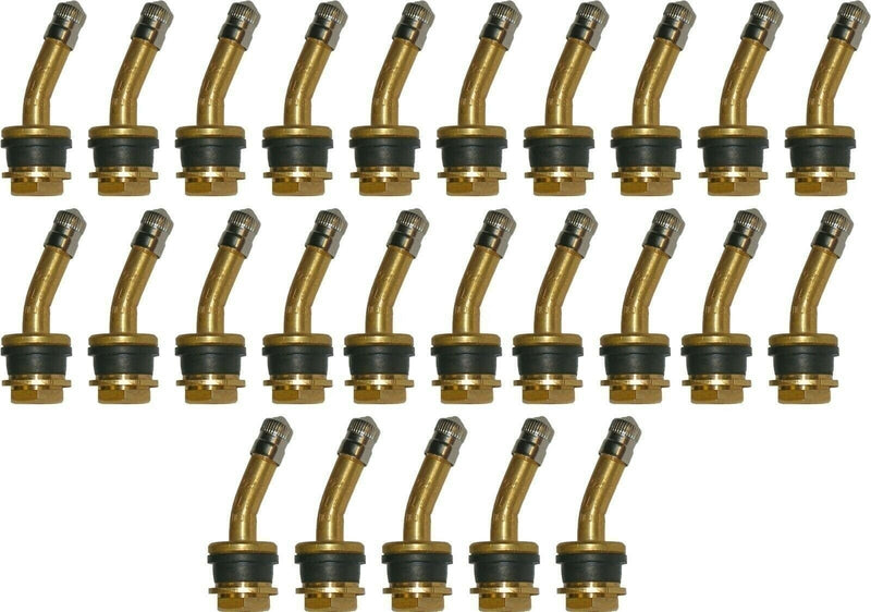 DURAFORCE Dill VS-943 1.5" Brass Truck Valve Stem 21° Bend Pack of 25