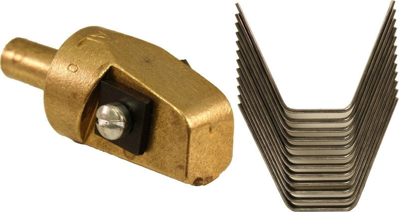 DURAFORCE Ideal Tire Groover Regroover #10 5/8" Brass Head with 12 Square Blades