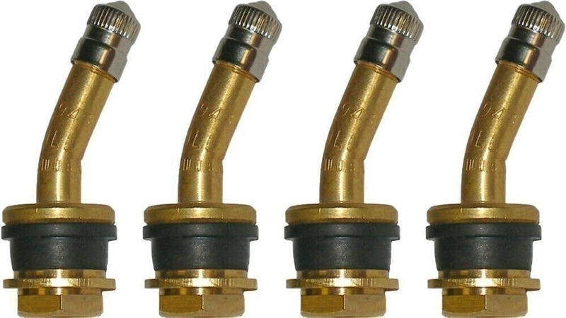 DURAFORCE Dill VS-943 1.5" Brass Truck Valve Stem 21° Bend Pack of 4