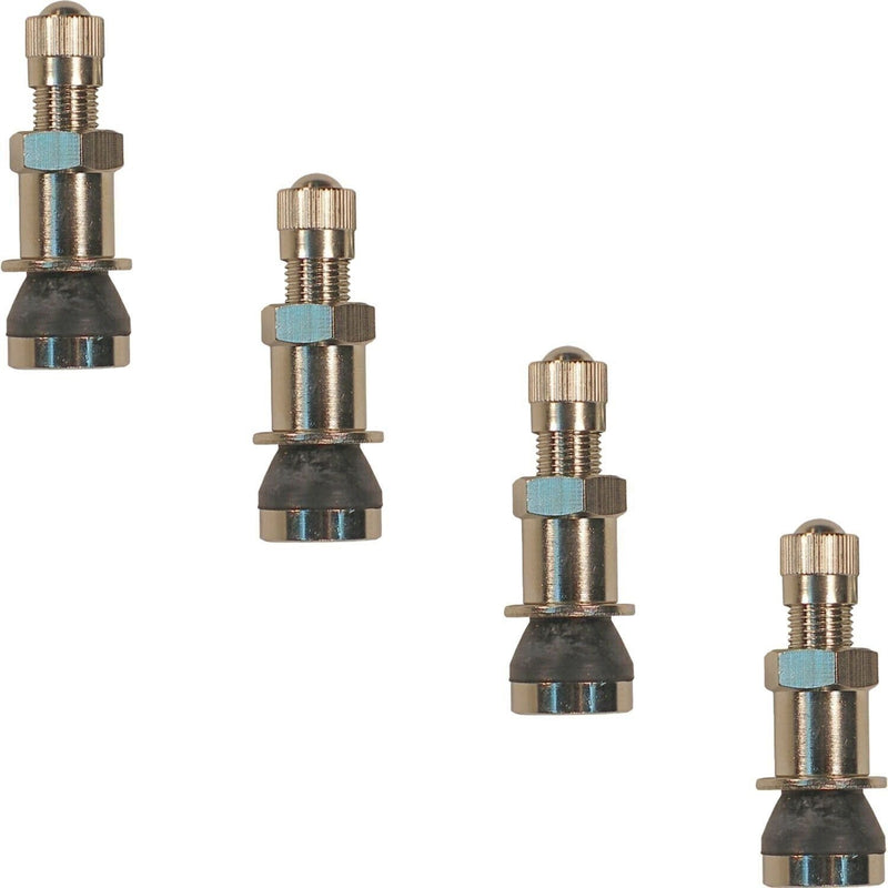 DURAFORCE TR416CS 1-1/4" Clamp-In Tapered Grommet Valve Stem for .453-.625 Holes 4 Pack