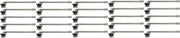 DURAFORCE TR509 4-3/4" 90° Valve Stem for Drop-Center Aluminum Wheels .625 Hole Pack 25