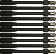 DURAFORCE Haltec HE-351 Black 3.82" Polymer Valve Extensions Pack of 10
