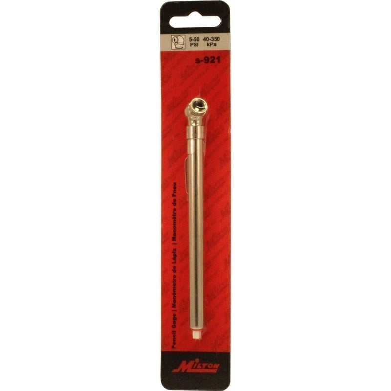 DURAFORCE Milton S-921 Pencil Tire Pressure Gauge 5-50 PSI Accurate Measurement