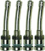 DURAFORCE Haltec 70-MS-7 Steel Wheel Valve Stem w/Grommet for 9.7mm Holes, Pack of 4