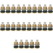 DURAFORCE TR575 1-1/8" Brass Tubeless Truck Tire Valve Stem Clamp Pack of 25