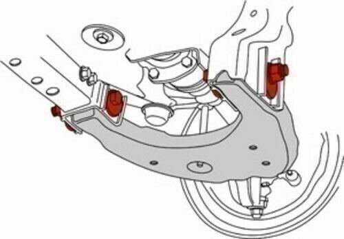 DURAFORCE SPC 25435 Front Alignment Cam Bolt Kit for Toyota Trucks