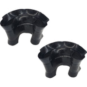 DURAFORCE Premium Service Radial Tire Flap Center Valve Hole 6.50-16 7.50-16 2 Pack