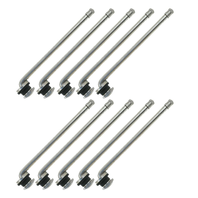 DURAFORCE TR510 5.5" 90° Valve Stem for Drop-Center Aluminum Wheels .625 Hole Pack of 10