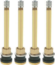 DURAFORCE Dill TR572 3.75" Brass Tubeless Truck Valve Stem Clamp-in Pack of 4 (.625)
