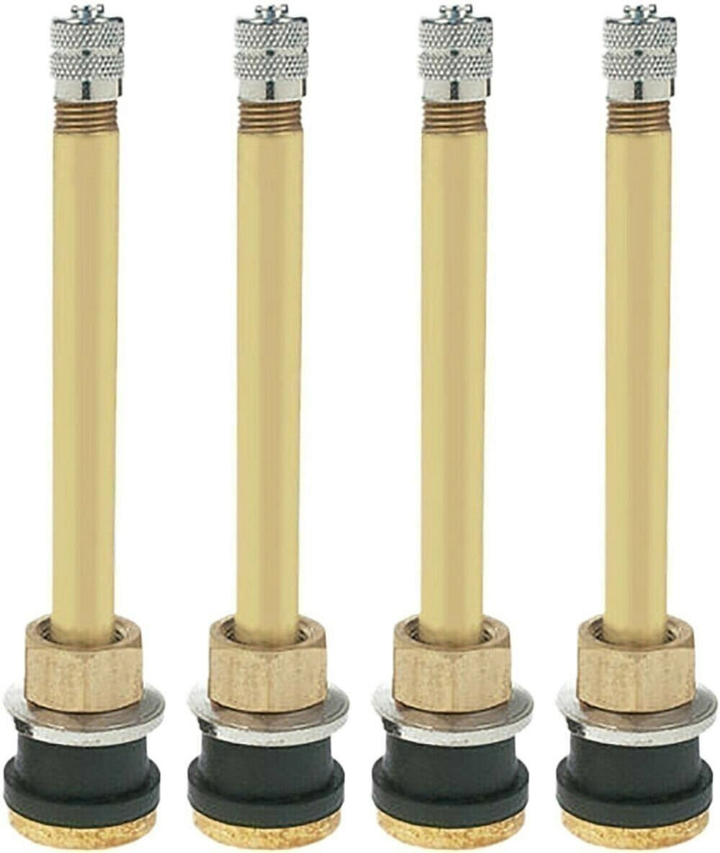 DURAFORCE Dill TR572 3.75" Brass Tubeless Truck Valve Stem Clamp-in Pack of 4 (.625)